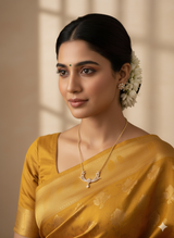 The Chandrika Mangalsutra/pendant Connector (Auspicious Crescent)
