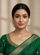 The Rose Gold Floral Mangalsutra/pendant