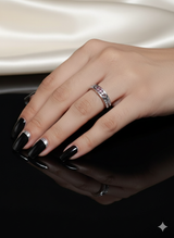 Pink Gem Arch ring